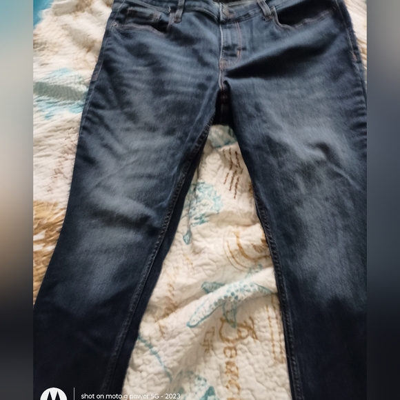 Old Navy Dark Blue Rockstar Jeans - Picture 3 of 16